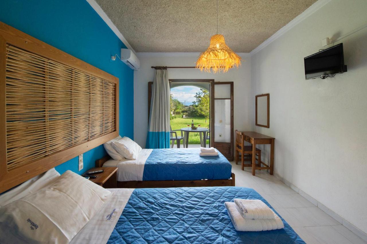 Villa Spyridoula Studios On The Beach Sidárion 외부 사진